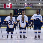 Thunderbird Women's Ice Hockey team Credit: Rich Lam